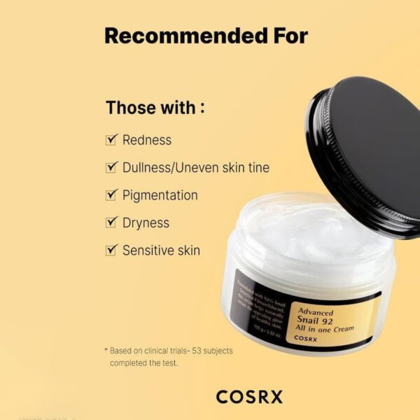 Cosrx Advanced Snail 92 All In One Cream 100g - Image 6