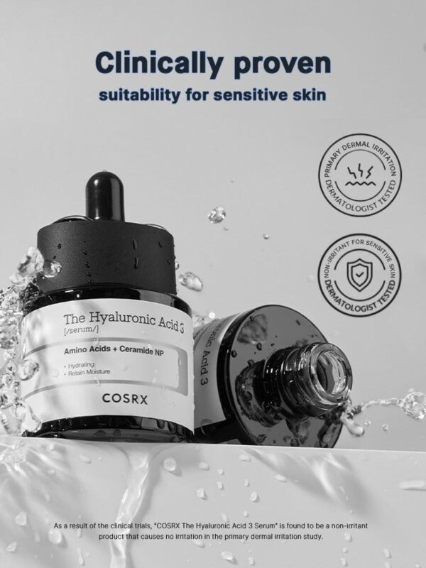 COSRX The Hyaluronic Acid 3 Serum 20ml - Image 2