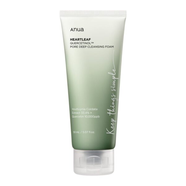 Anua Heartleaf Quercetinol Pore Deep Cleansing Foam 150ml - Image 2